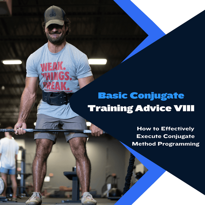 Basic Conjugate Training Advice VIII