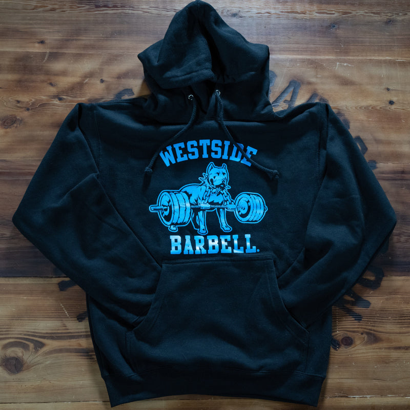 Nitro Hooded Sweatshirt - Black/Brite Blue