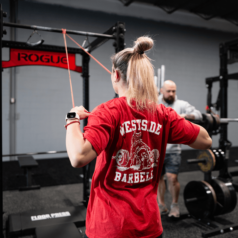 WSBB Mens Original Gym T-shirt - Red